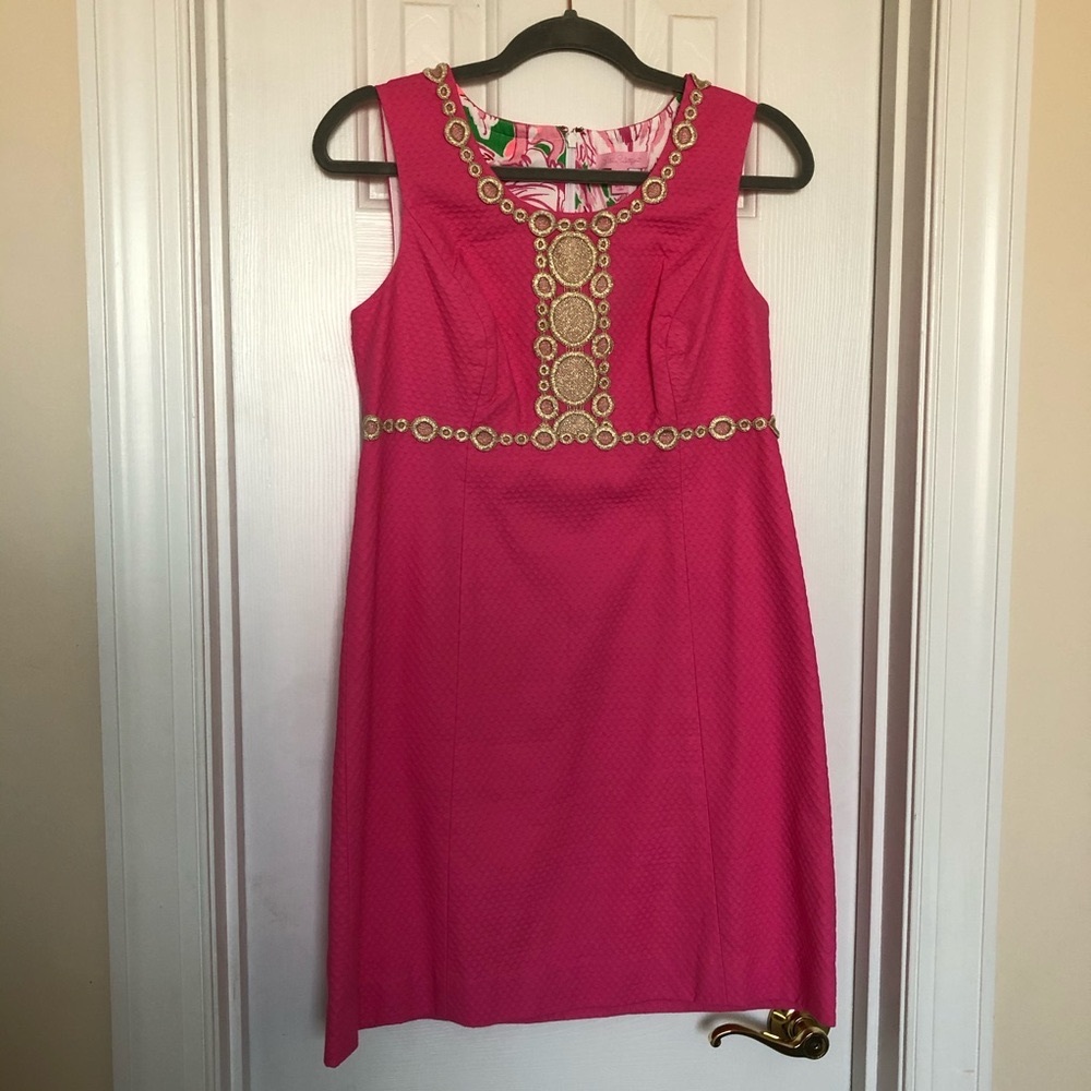 Lilly Pulitzer Pink Rosie Shift Dress - Size 6